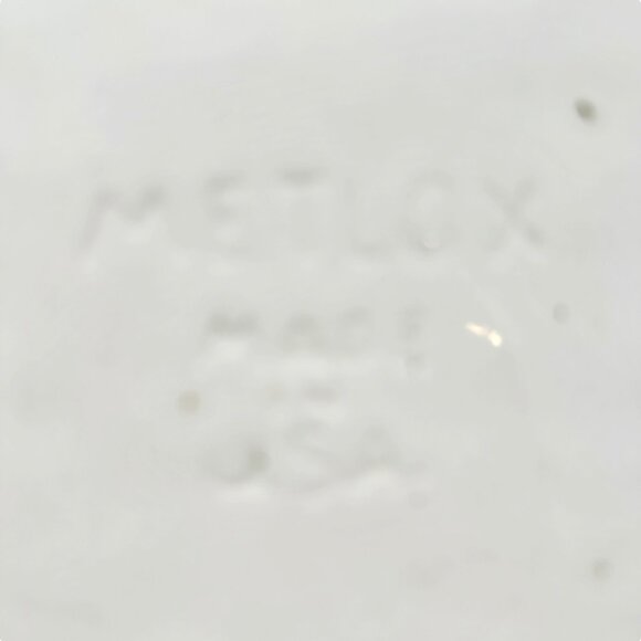 Metlox Serving Platter 15 x 11 Chicken Themed White Ceramic Made in USA - Picture 4 of 6